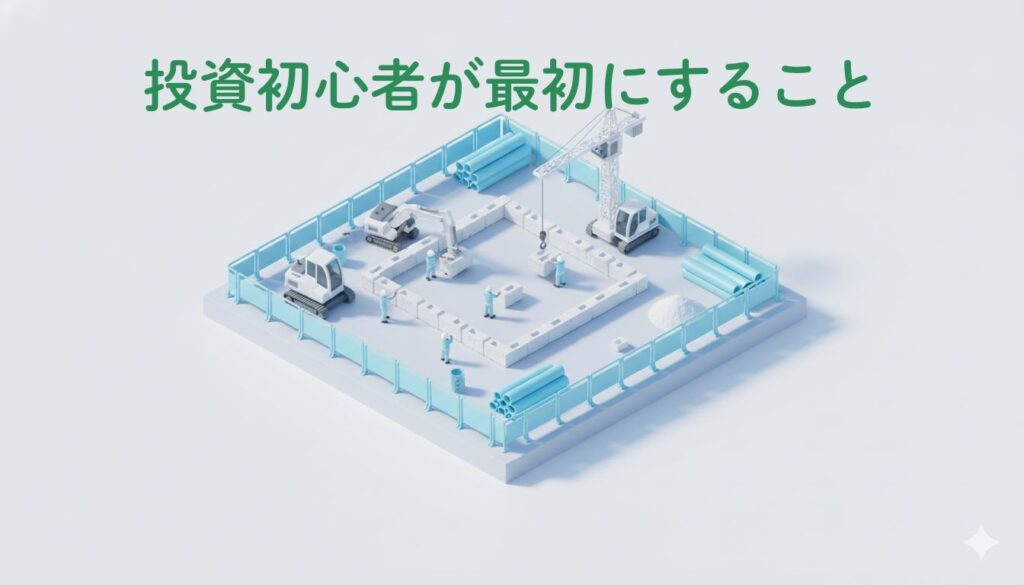 投資初心者が最初にすること｜失敗しないための準備と資金計画