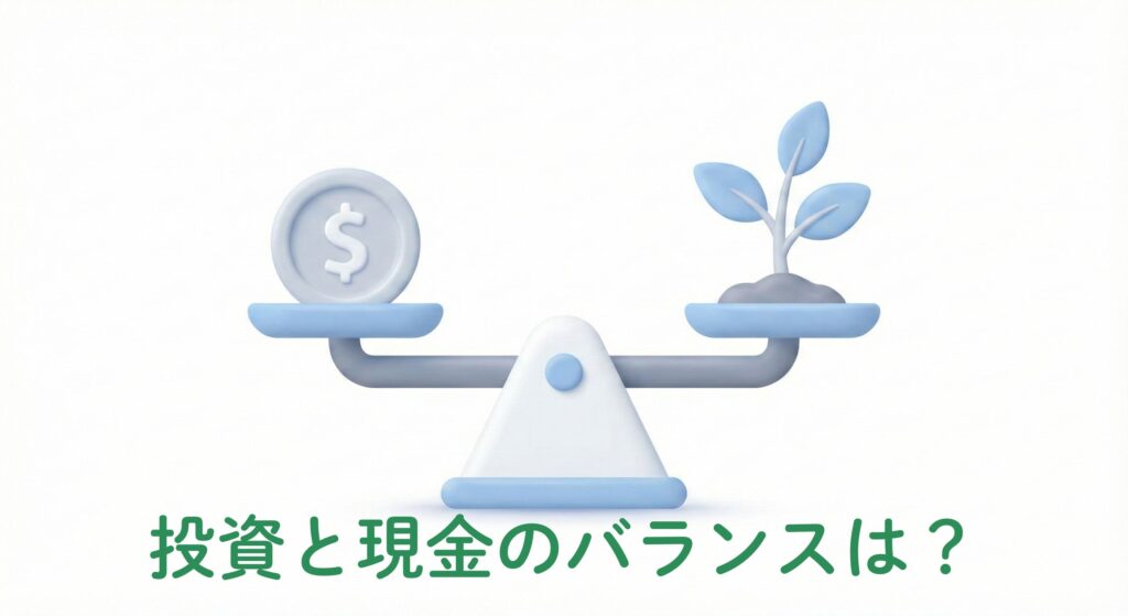 投資と現金のバランス