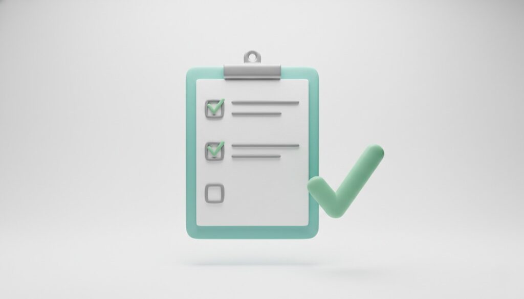 投資行動を管理するチェックリストと対策のイメージ